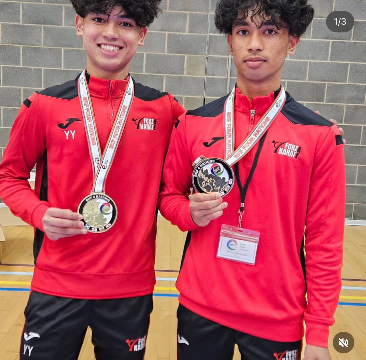 BKF Four Nations medals